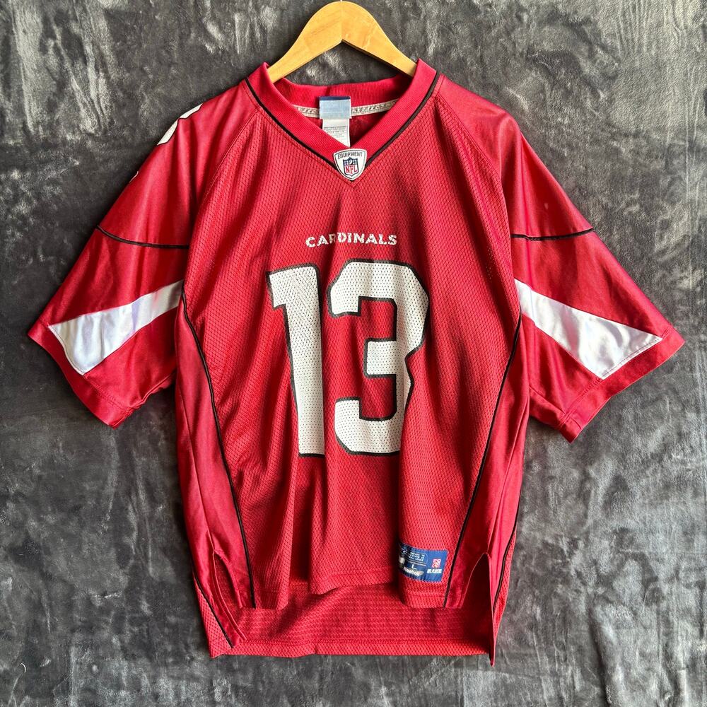 Vintage Kurt Warner #13 Arizona Cardinals NFL Football Reebok Jersey Size L